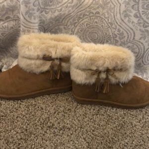 Cute little brown booties